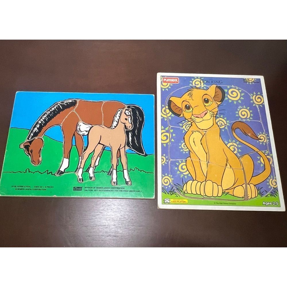 1999‎ wooden puzzle bundle